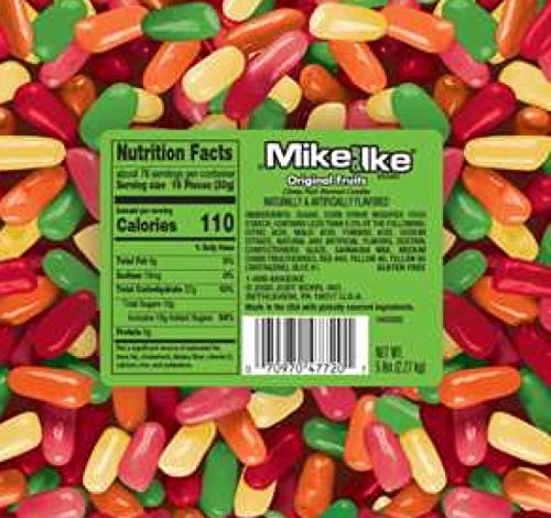 Mike & Ike Original Fruits Bulk Official 5 lb.Bag