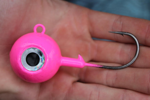 10 oz. Ball Jig Head for Halibut, Fluke, Cod, Bass Set of 2