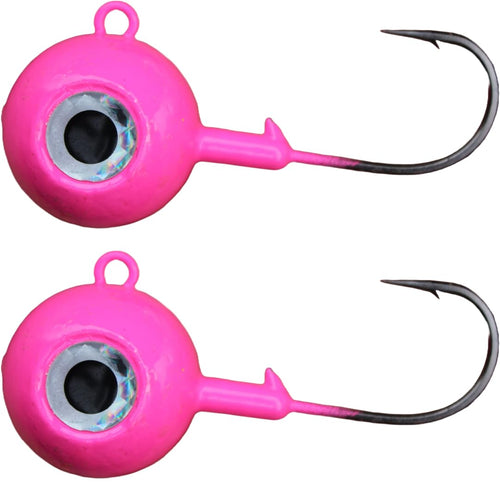 10 oz. Ball Jig Head for Halibut, Fluke, Cod, Bass Set of 2