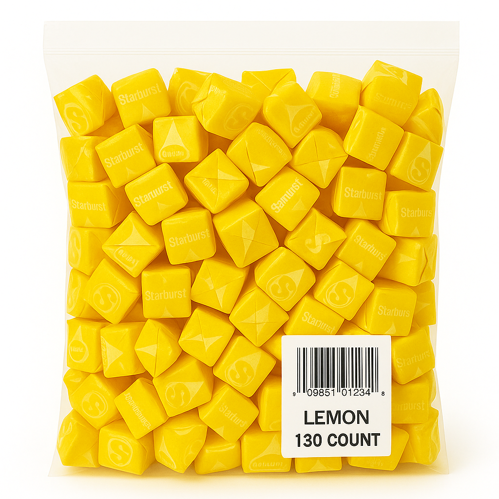 130 Count Yellow Starburst